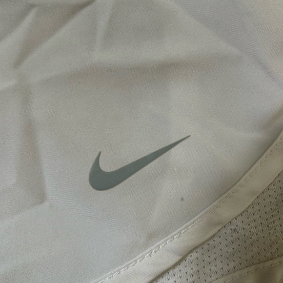 Women’s White Dri-FIT Nike Shorts - Picture 3 of 4